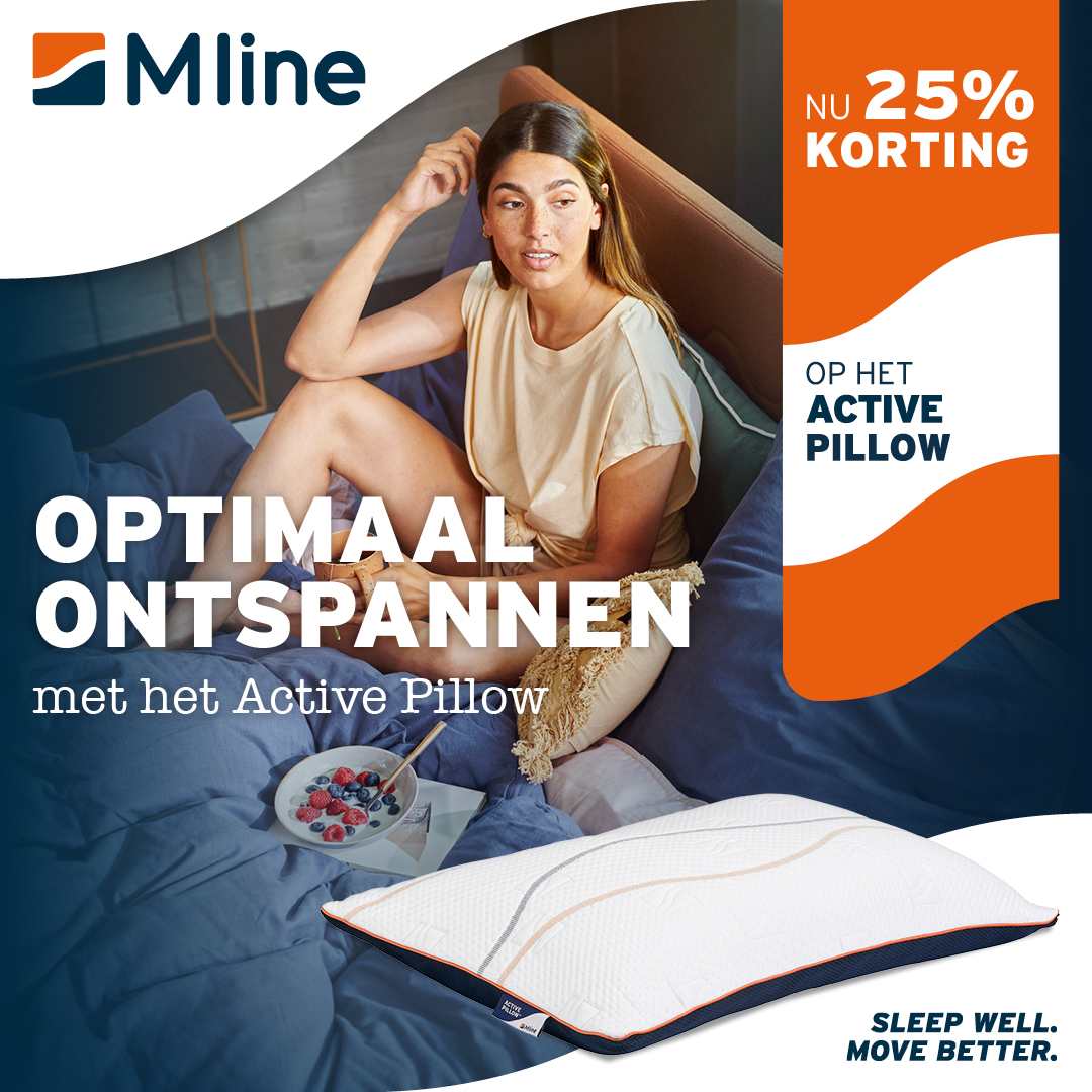 ACTIE - 25% korting op het Mline Active Pillow