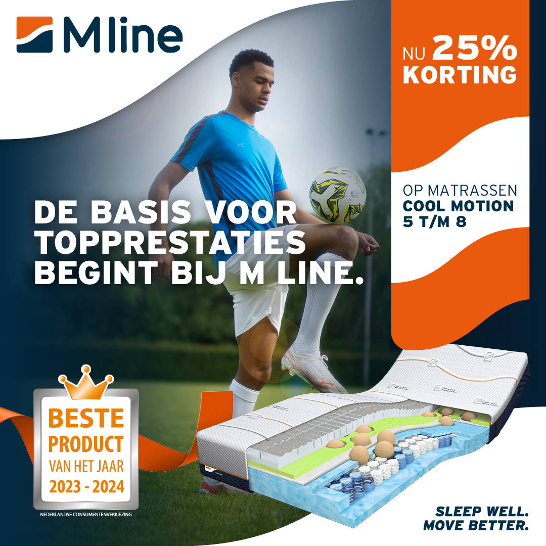 ACTIE - 25% korting op Cool Motion matrassen