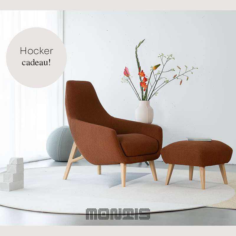 ACTIE - Gratis hocker bij Enzo fauteuil